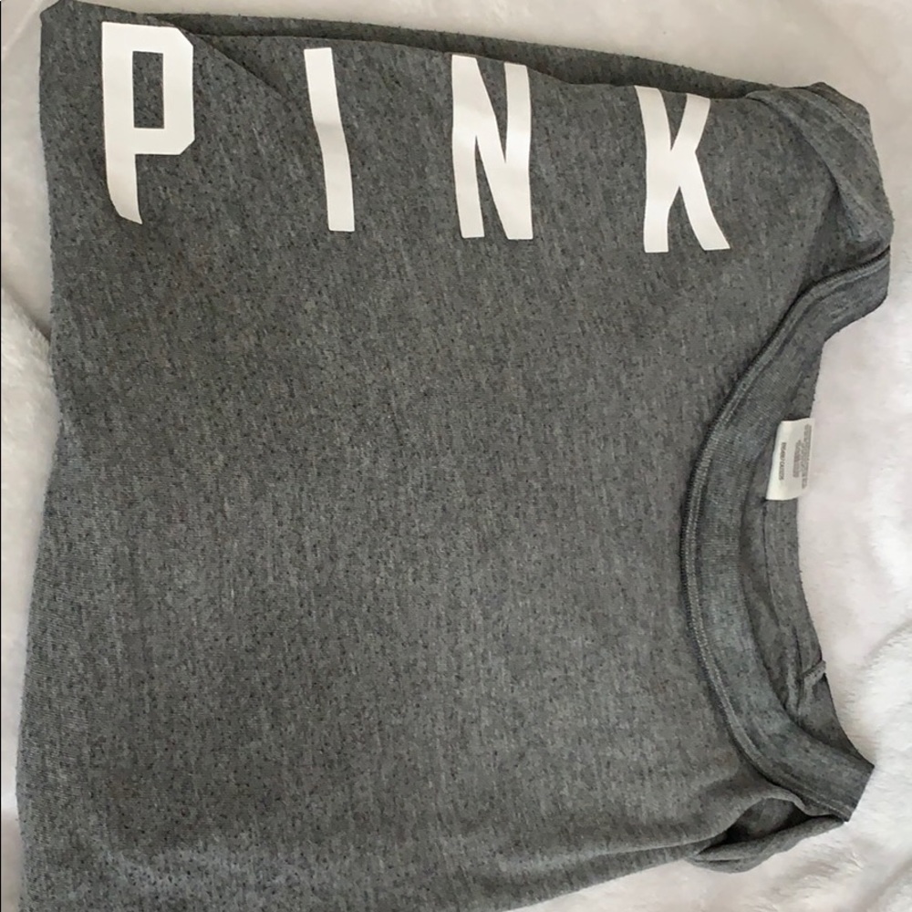 Pink gray long sleeve